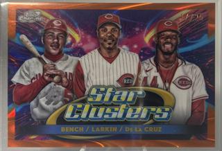 Elly De La Cruz / Johnny Bench / Barry Larkin