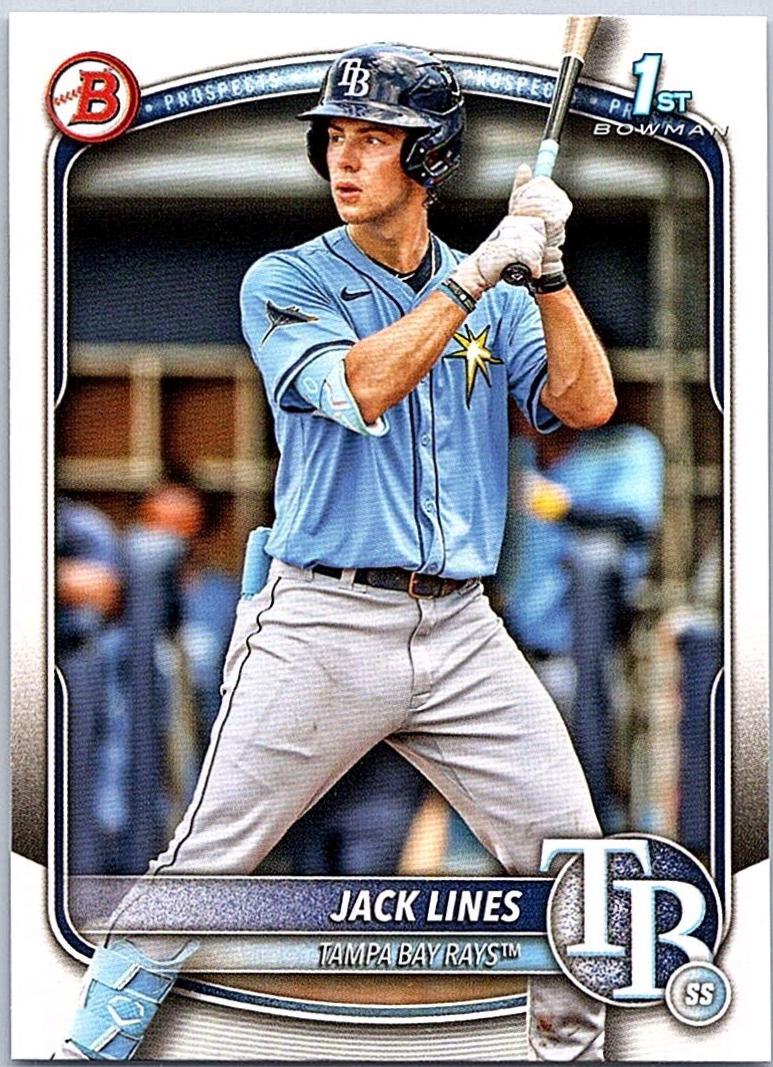 Jack Lines #BP-64 Baseball Cards 2025 Bowman Prospects
