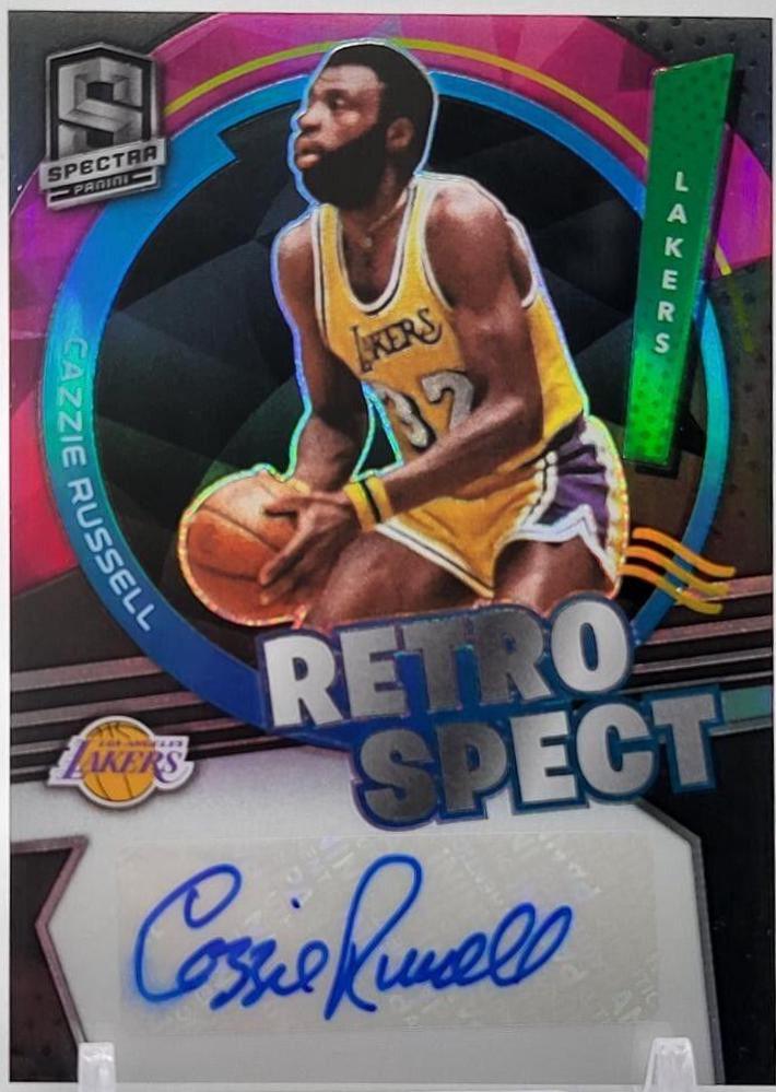 Cazzie Russell #RSA-CZR 2021-22 Panini Spectra Basketball RetroSpect Autographs
