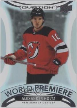 Alexander Holtz #WP-14 Hockey Cards 2021 Upper Deck Ovation World Premiere