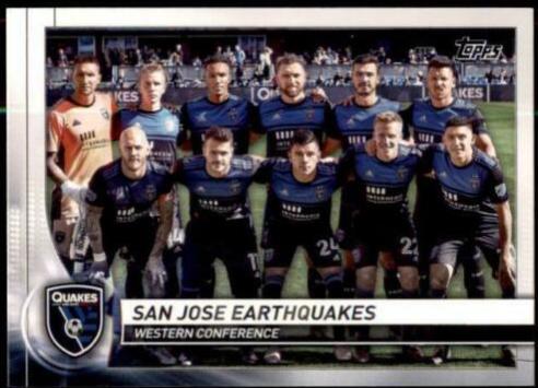 San Jose Earthquakes #139 2020 Topps MLS