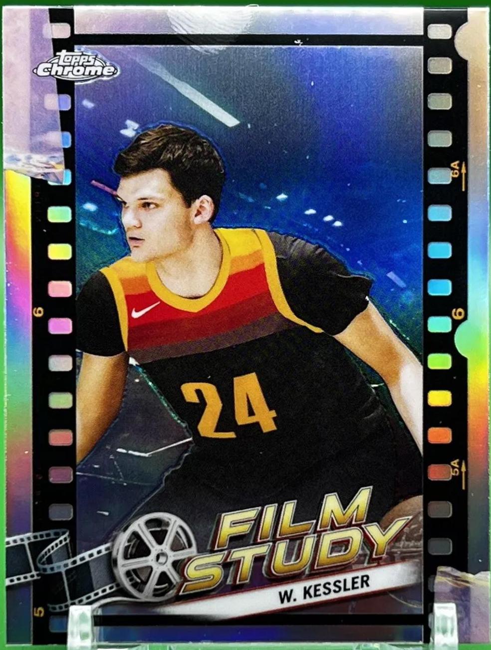 Walker Kessler #FS-23 Basketball Cards 2023 Topps Chrome Film Study