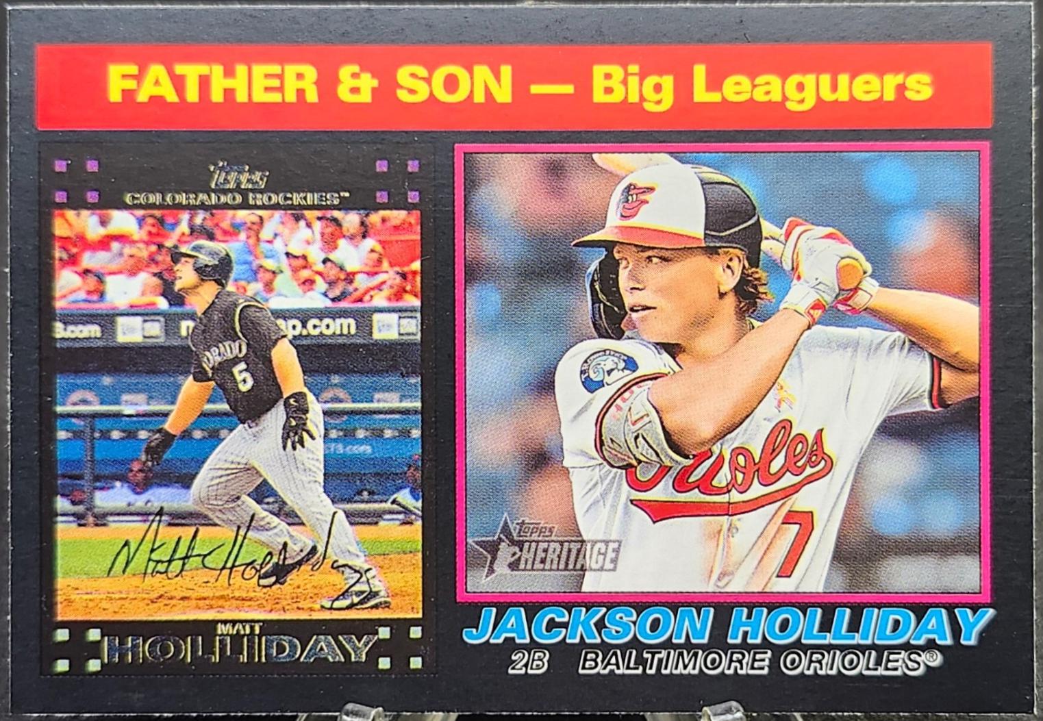 Matt Holliday / Jackson Holliday [Black Border] #66