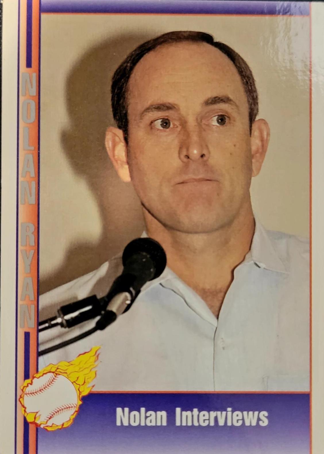 Nolan Interviews #109 1991 Pacific Nolan Ryan Baseball