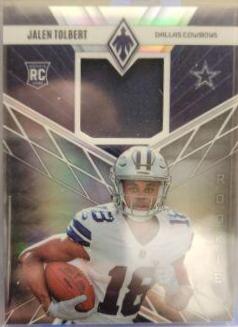 Jalen Tolbert #RME-25 Football Cards 2022 Panini Phoenix Rookie Memorabilia