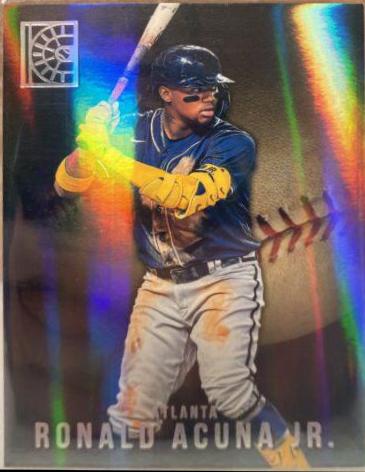 Ronald Acuna Jr. #1 Baseball Cards 2022 Panini Capstone