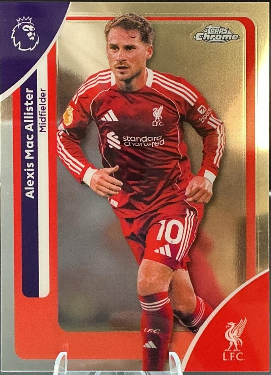 Alexis Mac Allister #115 2026 Topps Chrome Premier League