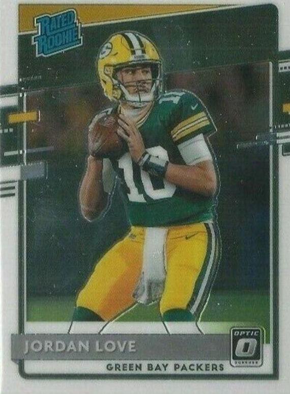 Jordan Love #304 Football Cards 2020 Panini Donruss Optic