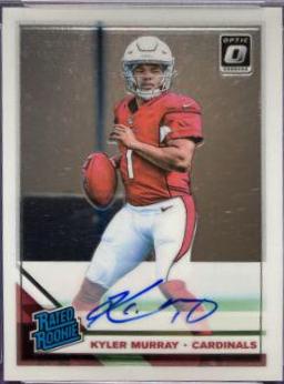 Kyler Murray #152 Football Cards 2019 Donruss Optic Rated Rookie Autographs