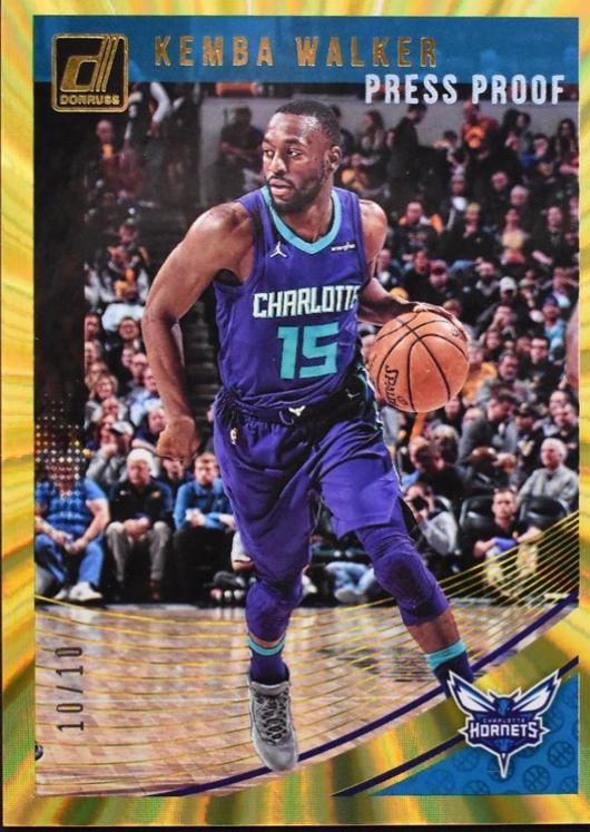 Kemba Walker [Press Proof Gold Laser] #8