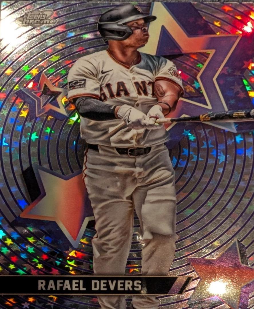 Rafael Devers #SF-34 2025 Topps Cosmic Chrome Starfractor Baseball