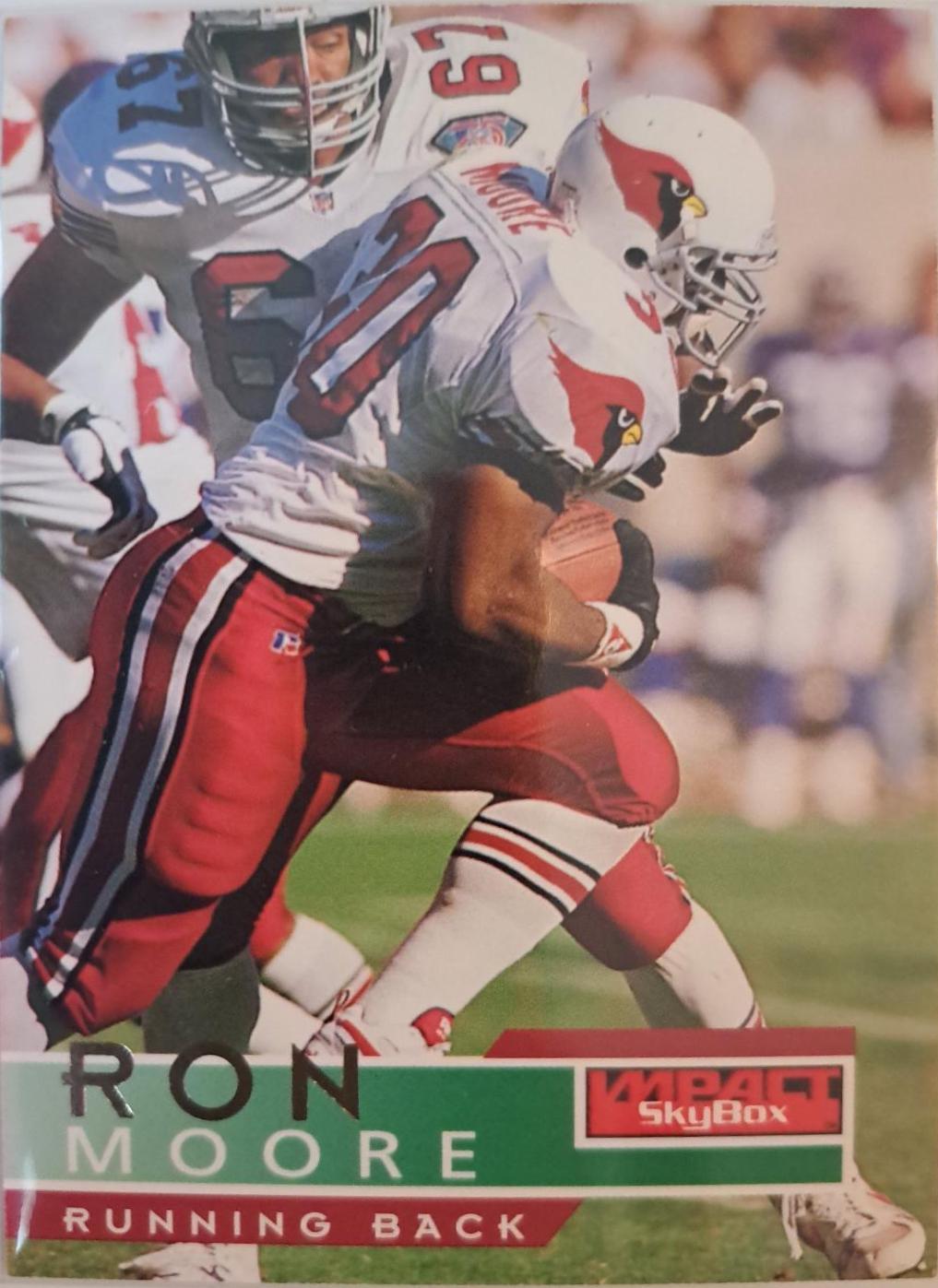 Ron Moore #2 Football Cards 1995 Skybox Impact