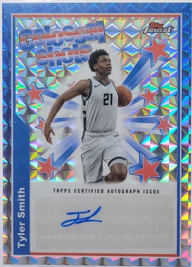 Tyler Smith #BSA-TSM 2024 Topps Finest Colossal Shots Autograph Basketball