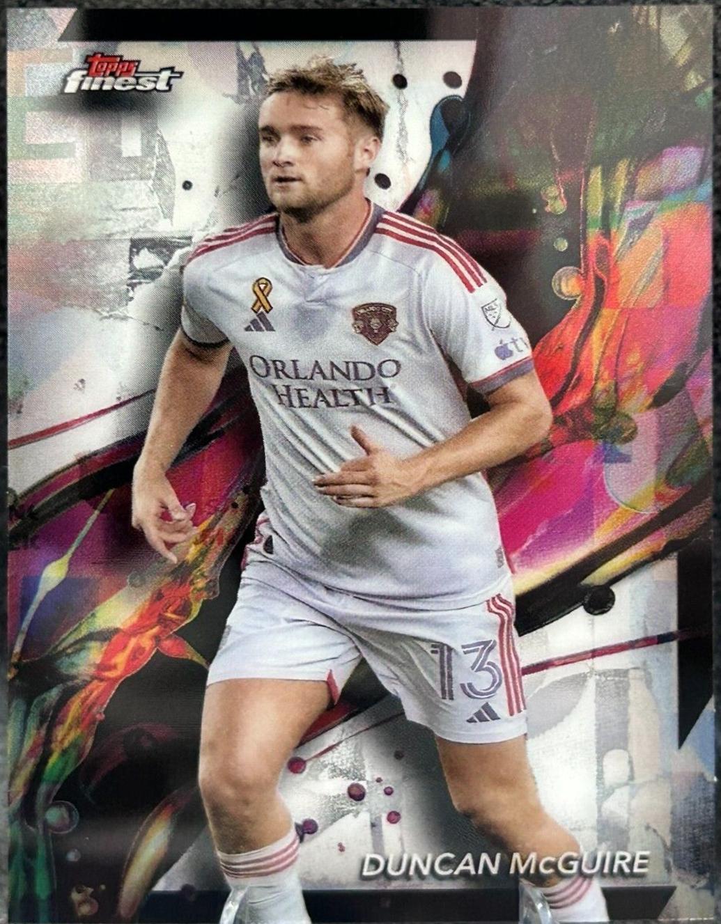 Duncan McGuire #60 Soccer Cards 2024 Topps Finest MLS