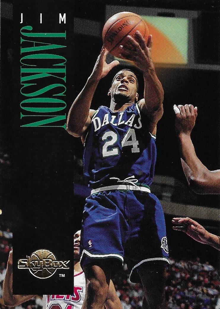 Jim Jackson #36 Basketball Cards 1994 SkyBox Premium