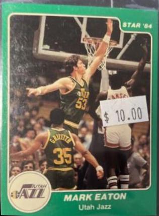 Mark Eaton #138 Basketball Cards 1984 Star
