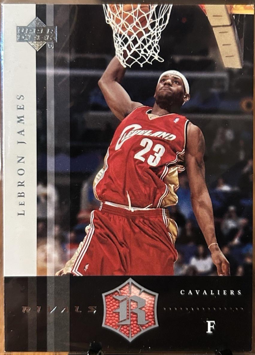 LeBron James #5 Basketball Cards 2004 Upper Deck Rivals