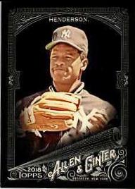 Rickey Henderson #341 2018 Topps Allen & Ginter X Baseball