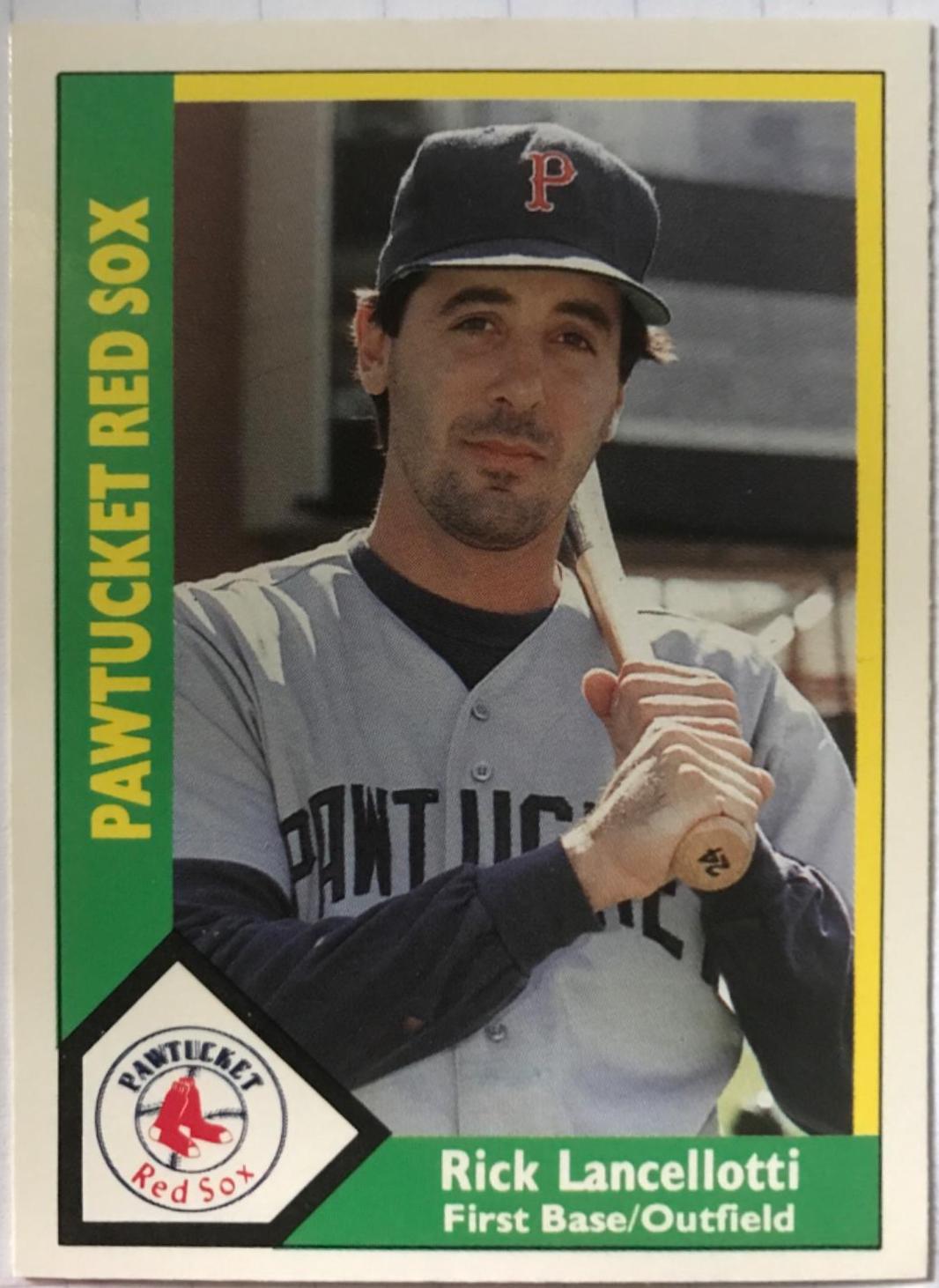 Rick Lancellotti #19 Baseball Cards 1990 CMC Pawtucket Red Sox