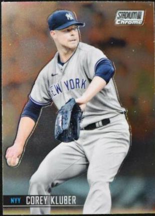 Corey Kluber #6 Baseball Cards 2021 Stadium Club Chrome