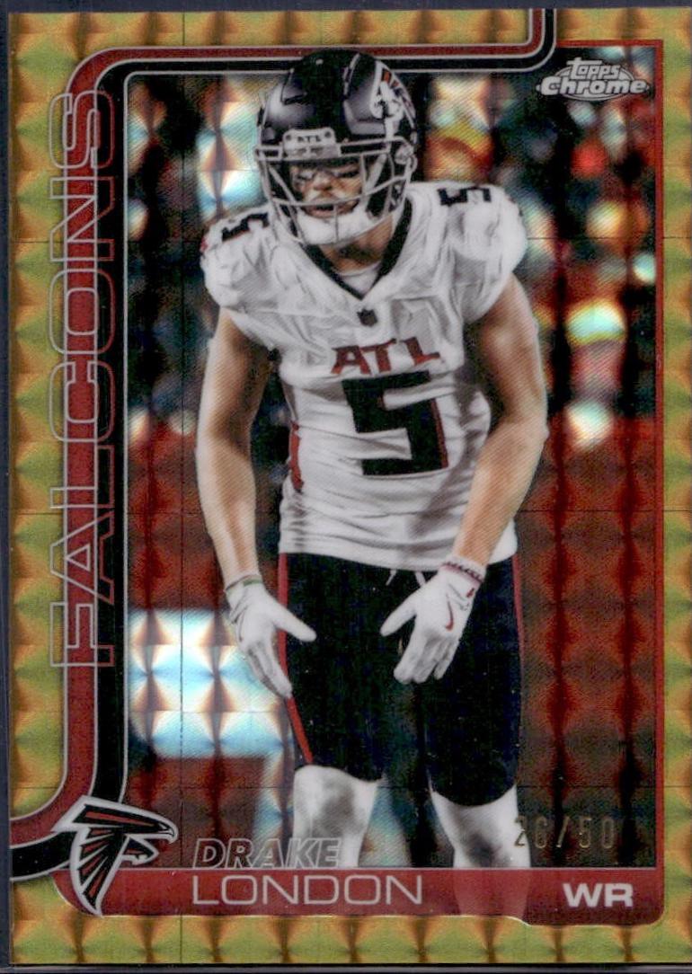 Drake London [Gold Geometric Refractor] #12