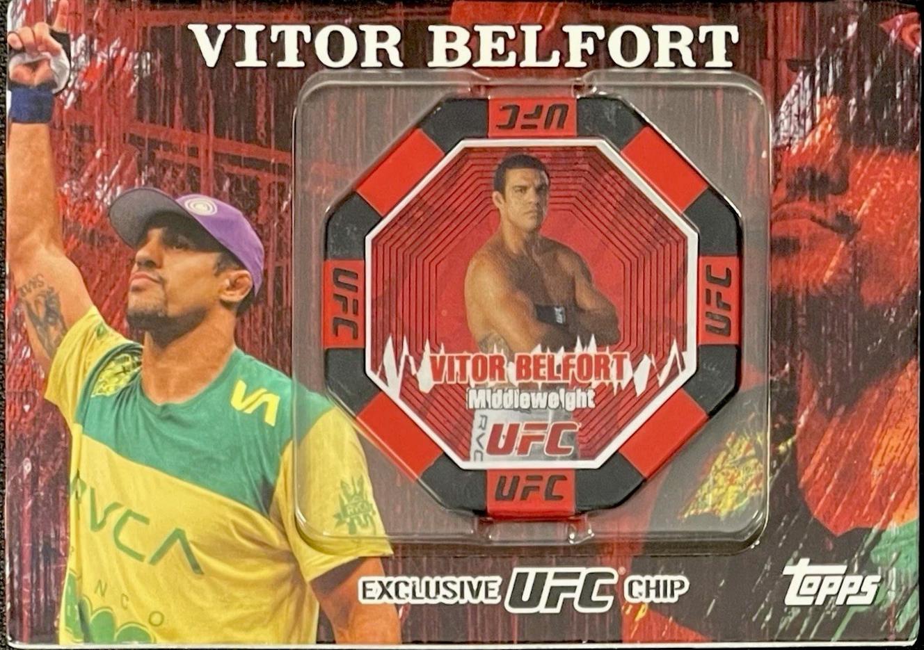 Vitor Belfort #25 Ufc Cards 2010 Topps UFC Exclusive Chip