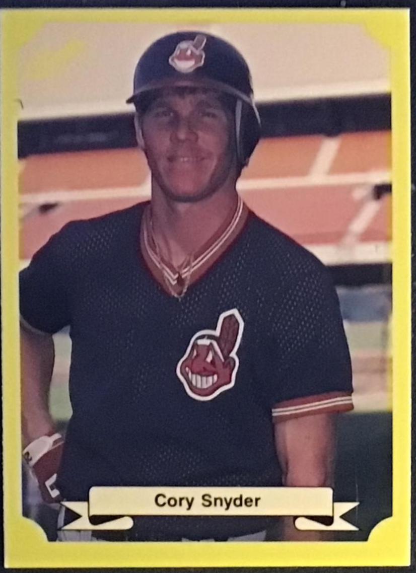 Cory Snyder #110 1987 Classic Travel Update Baseball