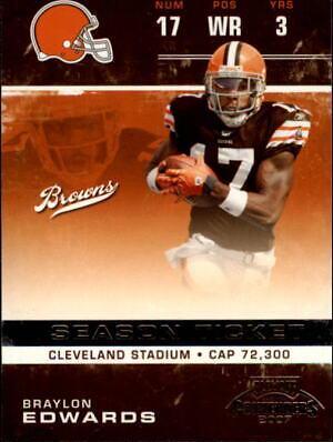 Braylon Edwards #24 Football Cards 2007 Playoff Contenders