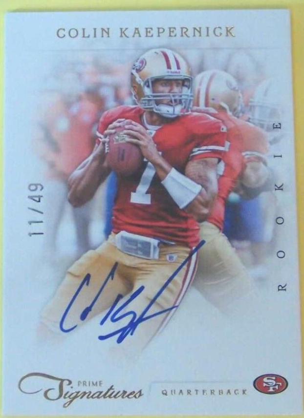 Colin Kaepernick #235 2011 Panini Prime Signatures Football