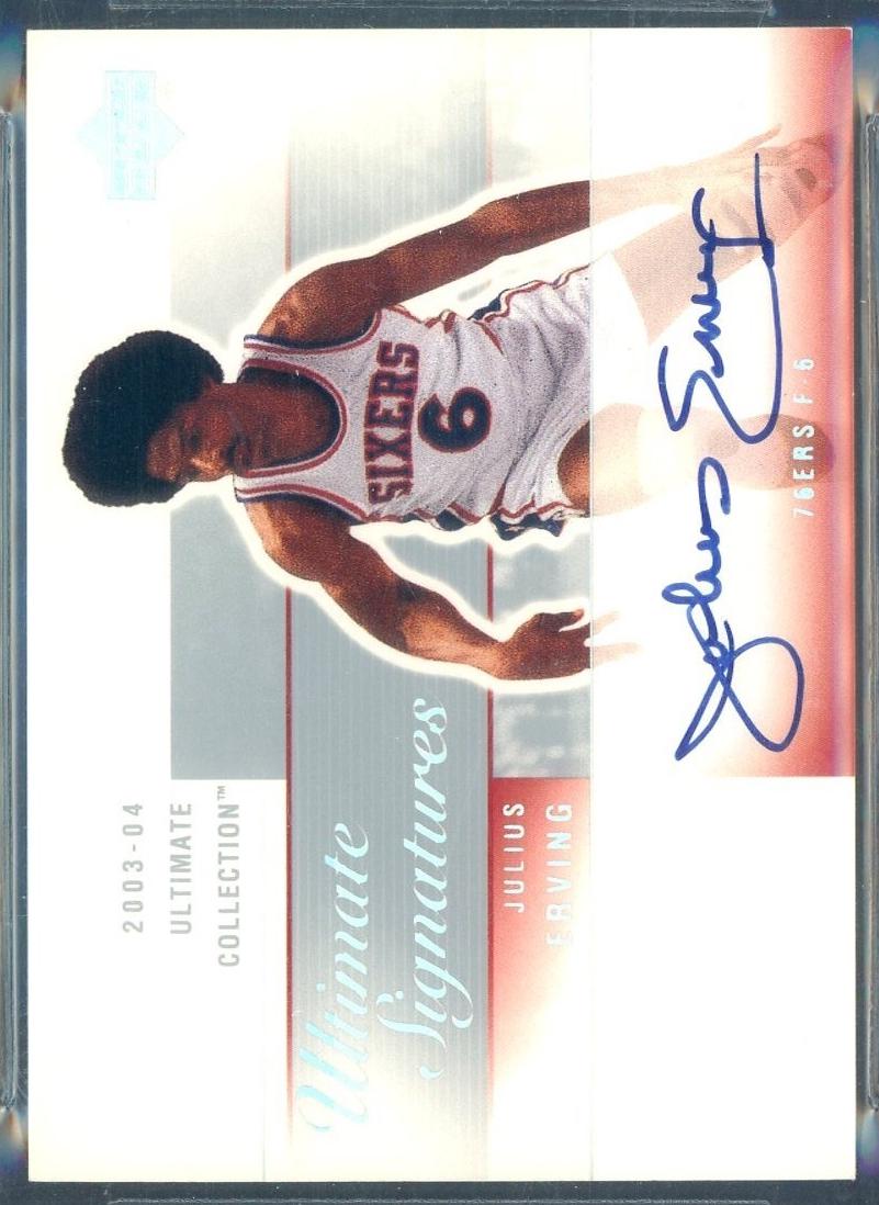 Julius Erving #S-JE 2010 Upper Deck Ultimate Collection Signatures Basketball