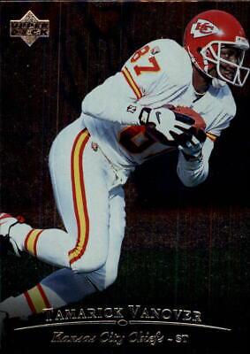 Tamarick Vanover #15 Football Cards 1996 Upper Deck Silver