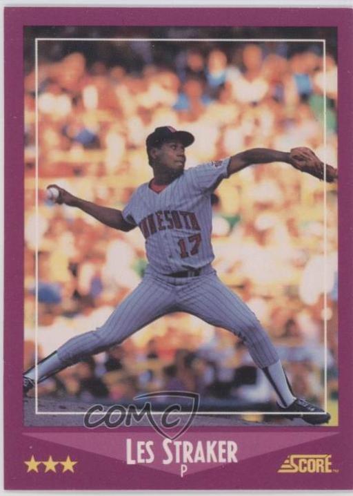 Les Straker #108 Baseball Cards 1988 Score Glossy