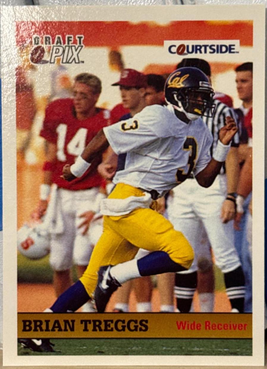 Brian Treggs #19 Football Cards 1992 Courtside