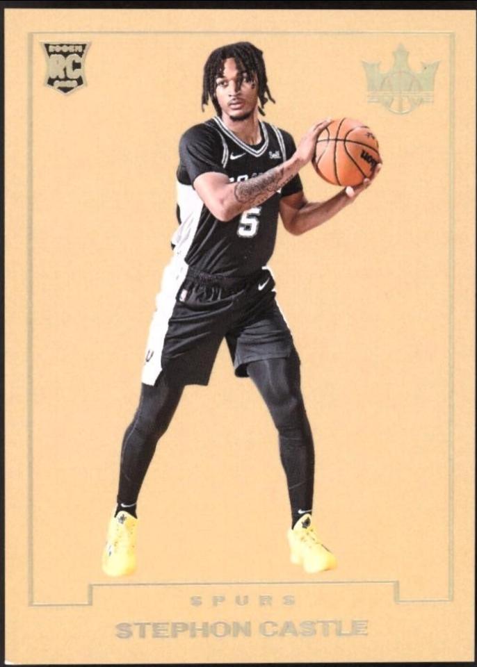 Stephon Castle #14 Basketball Cards 2024 Panini Court Kings Blank Slate