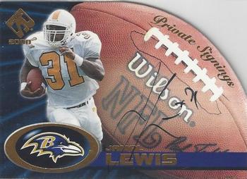 Jamal Lewis #2 Football Cards 2000 Pacific Private Stock Signings