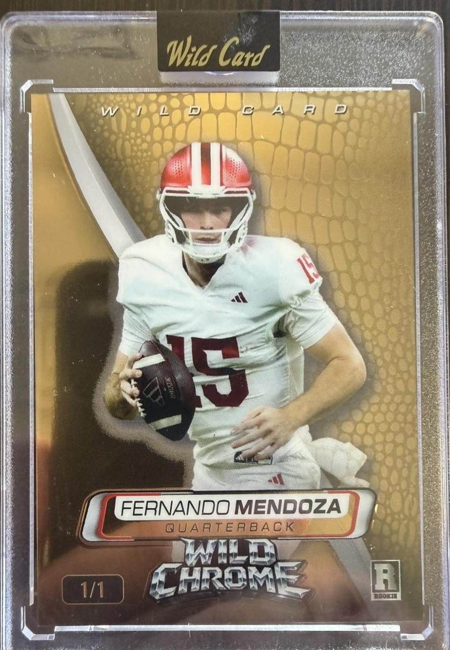 Fernando Mendoza #WC21-FM-07 2026 Wild Card Wild Chrome Football