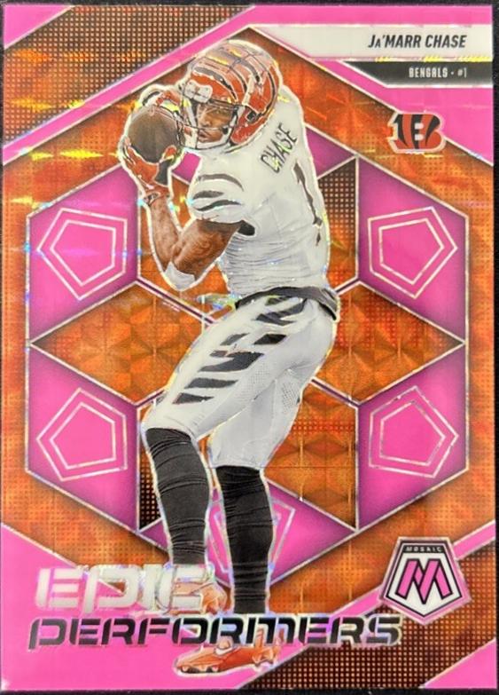 2025 Ja'Marr Chase [Mosaic Pink Fluorescent] #1