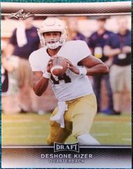 DeShone Kizer #27 Football Cards 2017 Leaf Draft Prices