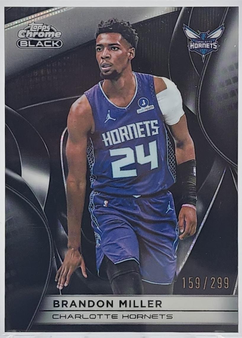 Brandon Miller #58 2025-26 Topps Chrome Black Basketball