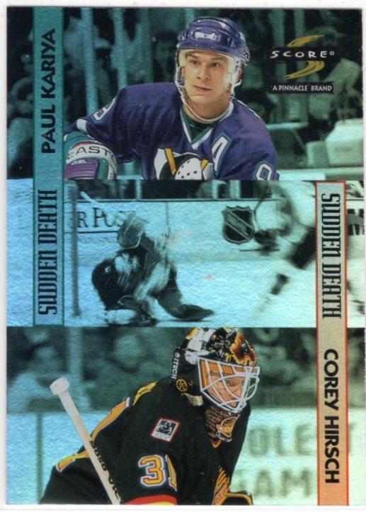 Corey Hirsch / Paul Kariya #13