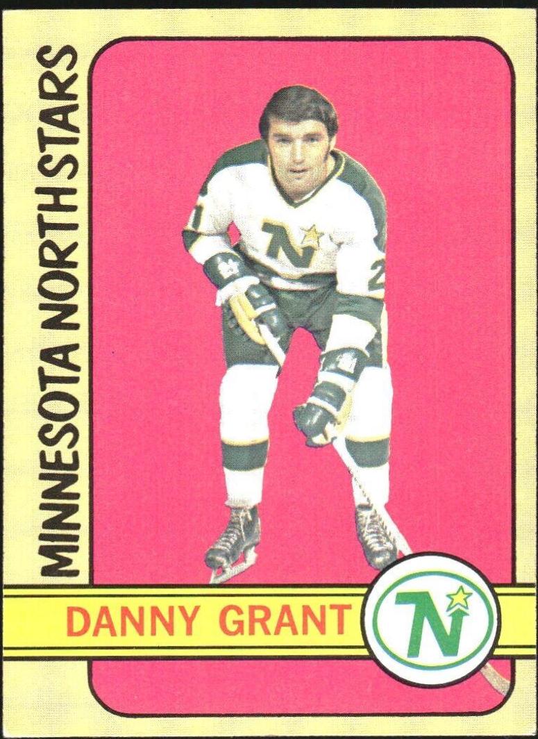 Danny Grant #39 Hockey Cards 1972 Topps