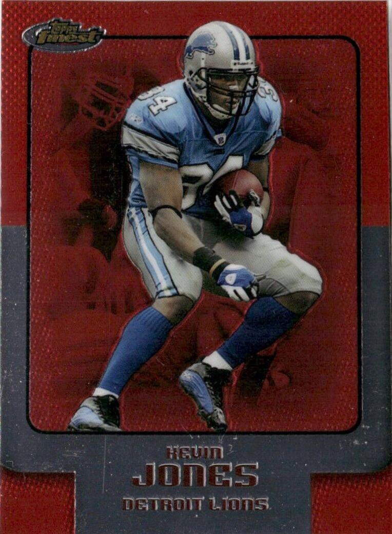 Kevin Jones #2 Football Cards 2006 Topps Finest