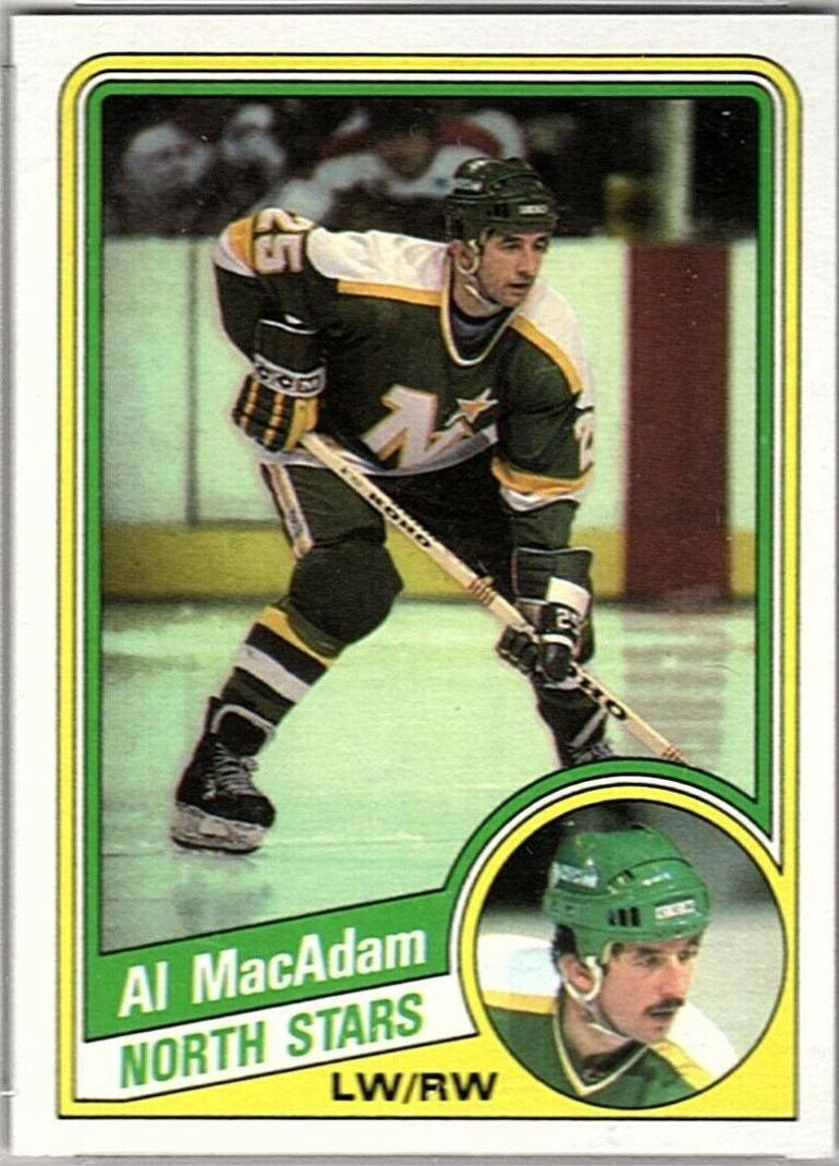 Al MacAdam #75 1984-85 Topps Hockey