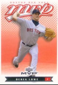 Derek Lowe #35 Baseball Cards 2003 Upper Deck MVP