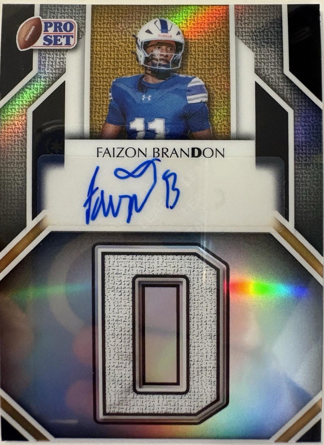Faizon Brandon #SS-FB1