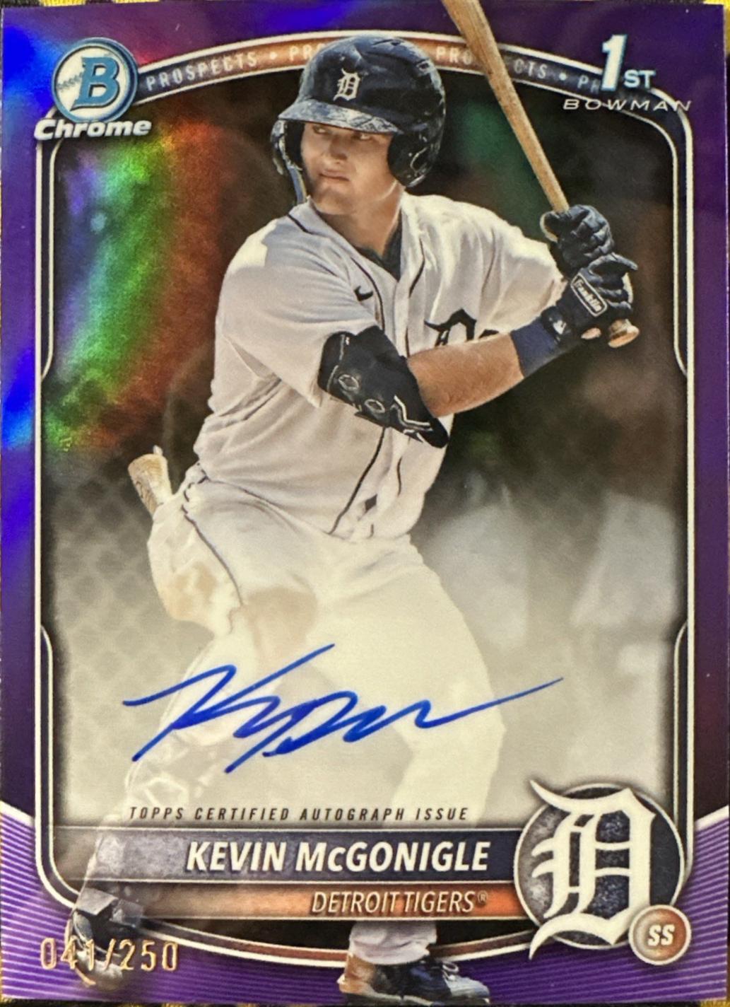 Kevin McGonigle [Purple] #CPA-KM