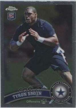 Tyron Smith #38 Football Cards 2011 Topps Chrome