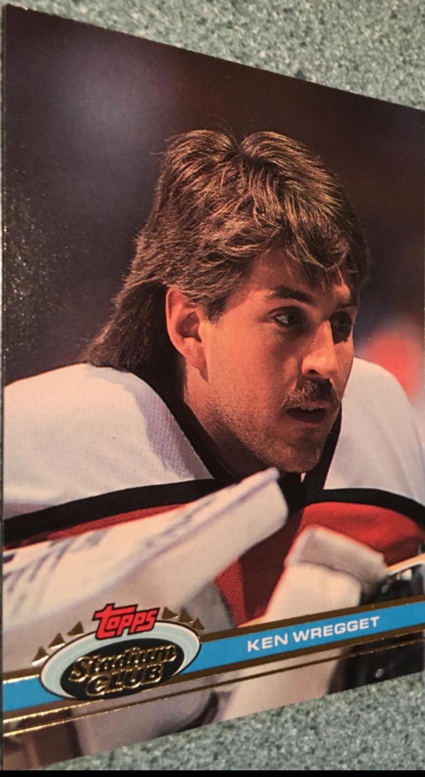 Ken Wregget #8 Hockey Cards 1991 Stadium Club