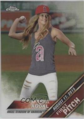 Nina Agdal #FPC-15 Baseball Cards 2016 Topps Chrome First Pitch