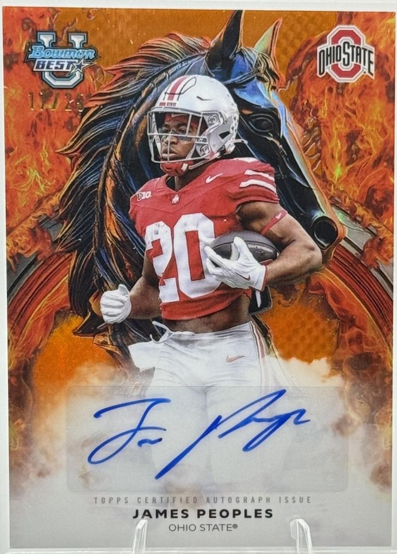 James Peoples [Orange] #WA-JP